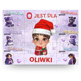 Puzzle Świąteczene Dla Dzieci | Personalizowane Frozen Land #1064 - FEIA