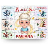 Puzzle Dla Dzieci | Personalizowane Ze Smokami #1068 - FEIA