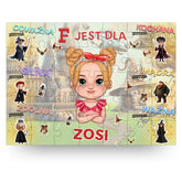 Puzzle Dla Dzieci | Personalizowane Świat Czarodziei #1060 - FEIA