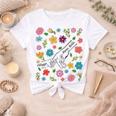 Koszulka dla mamy z Kwiatkami | Personalizowana #1493