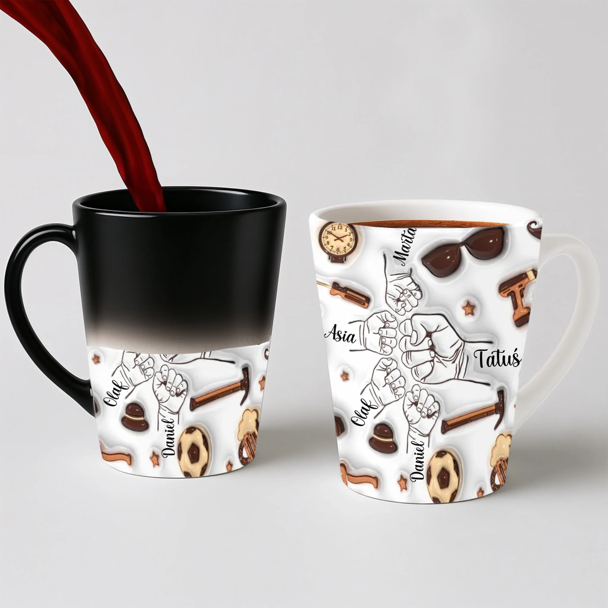magic kubek latte