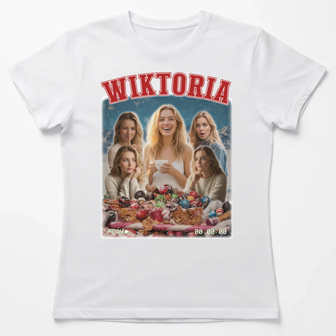 Biala koszulka damska