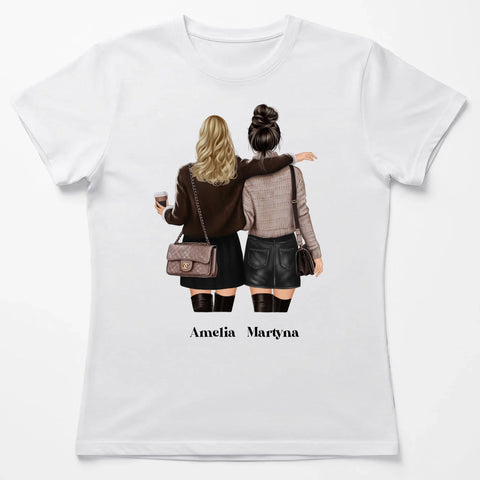 Biala koszulka damska