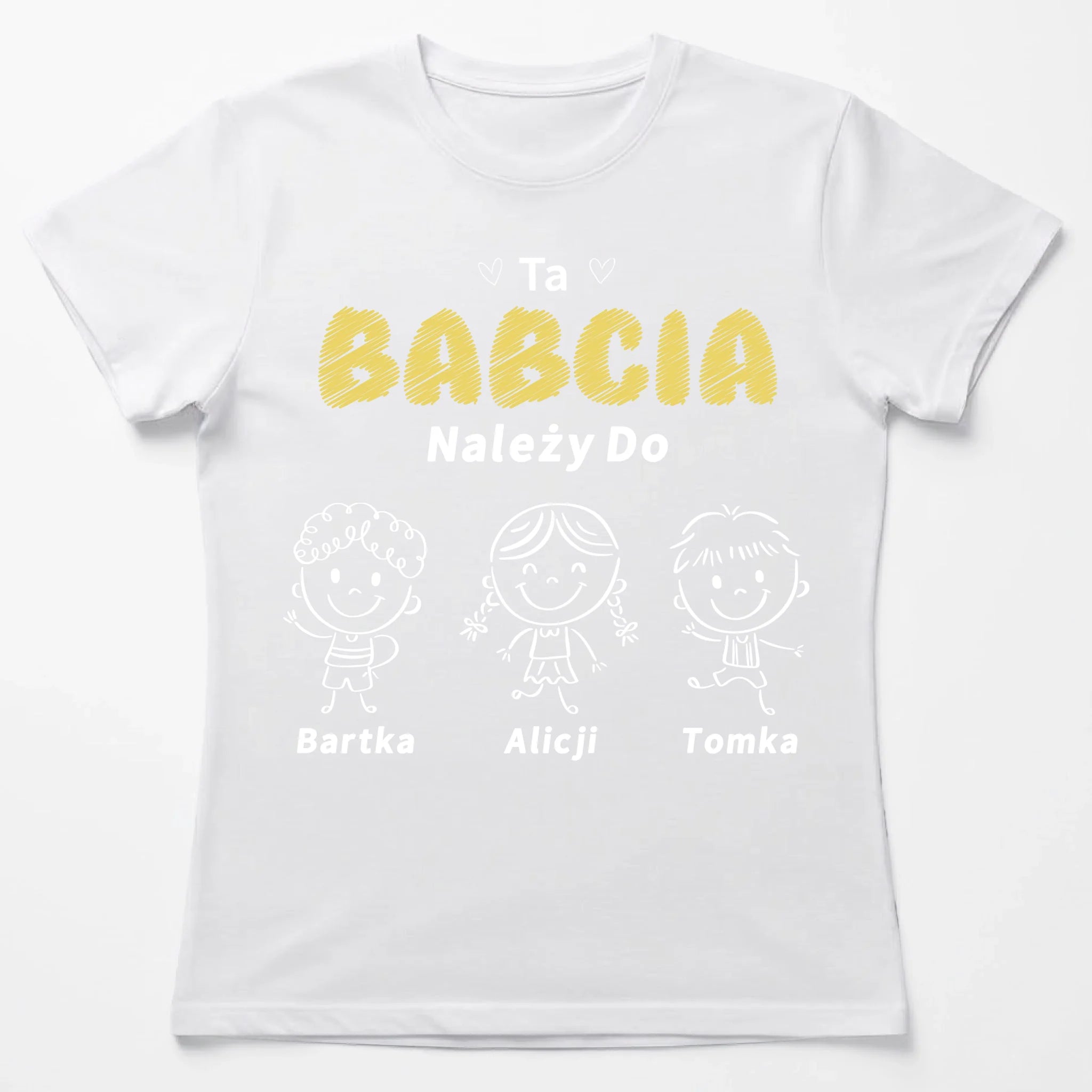 Biala koszulka damska