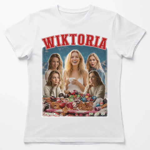 Biala koszulka damska