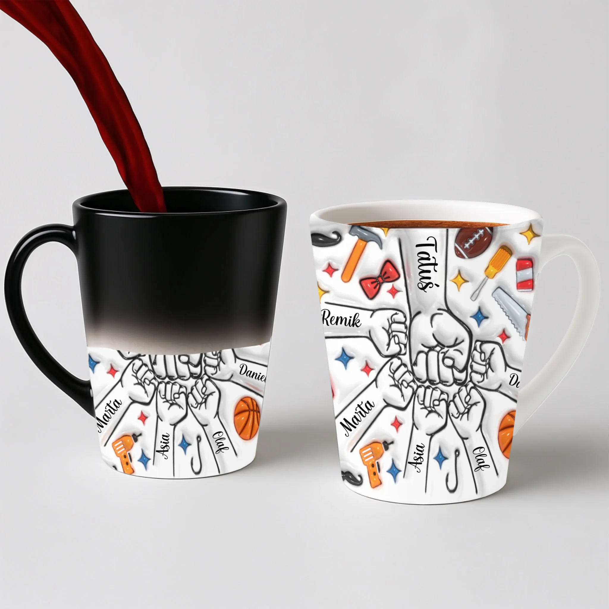 magic kubek latte